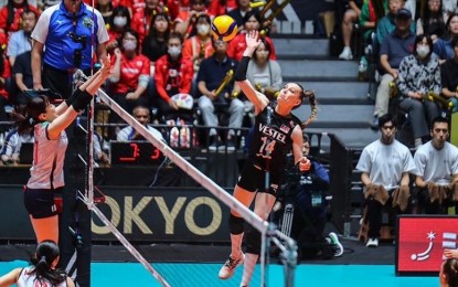<p>QUALIFIED.  The Turkish women's volleyball team has sealed its slot for the 2024 Summer Olympics in Paris on Saturday (Sept. 23, 2023).  This when the world number one team beat Japan at the VNL and European Championships in Tokyo.  <em>(Anadolu)</em></p>