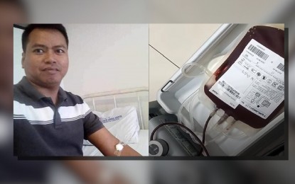 <p><strong>DONATE BLOOD, SAVE LIVES.</strong> Jesse Padlan, 39, is an office staff who started donating blood in 2005 with the goal of helping some churchmates needing blood transfusion. From then on, he has been regularly donating blood to help save lives. There are 579,479 registered blood donors in the National Blood Bank Network System starting 2014 to June 2023, according to the Department of Health. <em>(Photo courtesy of Jesse Padlan)</em></p>