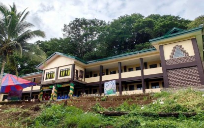 <p><strong>LEARNING FACILITY.</strong> The P18.2 million school building turned over by the Bangsamoro Autonomous Region in Muslim Mindanao to the Upi Agricultural School in Upi town, Maguindanao del Norte, on Wednesday (Sept. 27, 2023). The building has 10 classrooms with a capacity of 50 students per room, benefiting 500 college students taking agriculture and related courses.<em> (Photo courtesy of MBHTE-BARMM)</em></p>