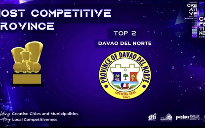 DavNor regains spot as 2nd most competitive province in PH