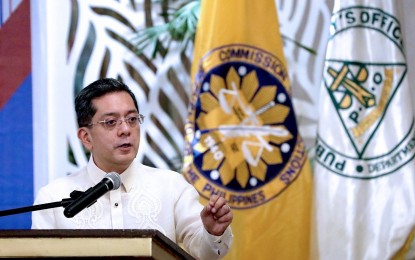 <p>Comelec chairperson George Erwin Garcia <em>(PNA photo by Yancy Lim)</em></p>