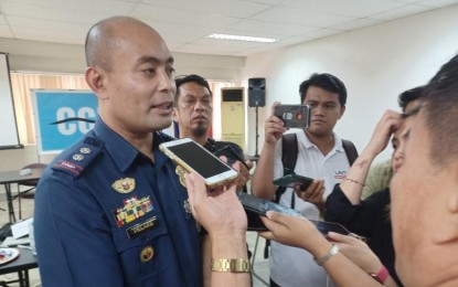 <p>Police Regional Office-Central Visayas spokesperson Lt. Col. Gerard Ace Pelare. <em>(PNA file photo)</em></p>