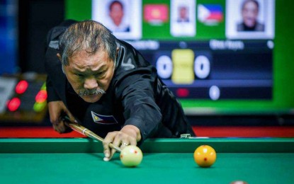 <p>‘THE MAGICIAN’. Filipino billiards legend Efren “Bata” Reyes will be featured in exhibition games during the 2nd Mayor Albee Benitez 10-ball Billiards Tournament on Oct. 8 to 12 at the Main Atrium of SM City Bacolod. He is facing off with fellow world champion Francisco “Django” Bustamante in one of the matches.</p>
<p>File photo courtesy of Bacolod Yuhum Foundation</p>
<p> </p>