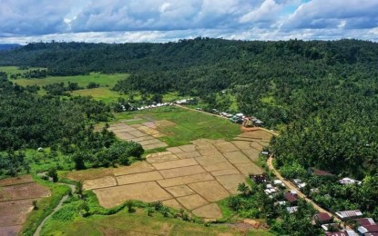 <p><strong>PEACE VILLAGE.</strong> A portion of Kauswagan Village in Mondragon, Northern Samar, where houses for former rebels will rise. Northern Samar’s provincial government said Tuesday (Oct. 24, 2023) is eyeing to build 200 single-detached houses for former rebels as part of its drive to encourage more New People’s Army combatants to surrender. (<em>Photo courtesy of Northern Samar provincial government</em>)</p>
