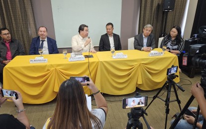 <p><strong>FULL COMPLIANCE.</strong> Government, non-government, and business leaders discuss Friday (Oct. 6, 2023) the salient provisions of Extended Producer Responsibility in Cagayan de Oro City. Sitting from left are Department of Environment and Natural Resources (DENR) in Northern Mindanao Region Director Henry Adornado; GIZ-Biodiversity Management Bureau Project Manager Dr. Johannes Paul; Cagayan de Oro City 2nd District Rep. Rufus Rodriguez; DENR Undersecretary Jonas Leones; Nestle Philippines Senior Vice President and Head of Corporate Affairs Jose Uy III; and UNDP Climate Action Program Analyst Gwyneth Palmos. <em>(PNA photo by Nef Luczon)</em></p>