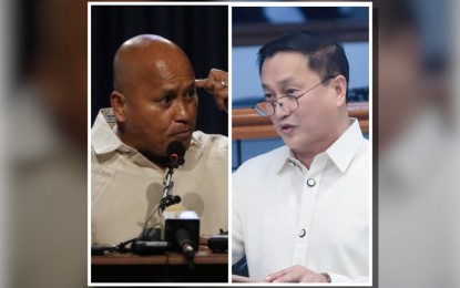 <p>Senators Ronald dela Rosa and Francis Tolentino <em>(File photo)</em></p>