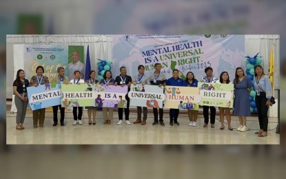 <p><strong>SILENT EPIDEMIC.</strong> Philippine Mental Health Association (PMHA) holds a World Mental Health Day event in Cagayan de Oro City on Monday (Oct. 9, 2023). The PMHA called for stronger and more localized mental health responses to address the “silent epidemic” of mental health crisis. <em>(Photo courtesy of PMHA)</em></p>
