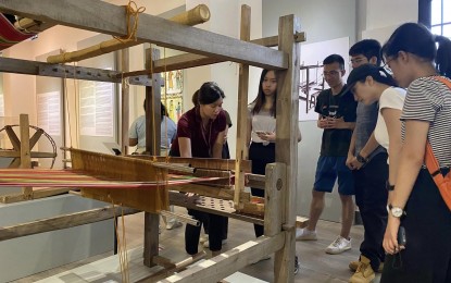 <p><strong>APPRECIATION.</strong> Staff of the National Museum of the Philippines (NMP) in Western Visayas brief guests on the exhibit inside the museum in this undated photo. On Oct. 28, 2023, to culminate the Museums and Galleries Month celebration, NMP will be engaging the public through the "Time Travel: A Period Costume Play of 19th Century of the Philippines". <em>(Photo courtesy of NMP Western Visayas FB page)</em></p>
<p> </p>