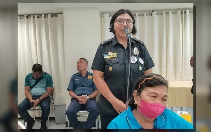 <p>PDL VOTING. Jail Inspector Edna Serion seeks the help of the Commission on Elections (Comelec) during a Kapihan forum on Thursday (Oct. 12, 2023) to allow 23 Persons Deprived of Liberty (PDLs) in Manjuyod, Negros Oriental to vote in the Barangay and Sangguniang Kabataan Elections. These PDLs were transferred to another facility in Mabinay town, with the Comelec there saying they could not be accommodated due to jurisdiction issues. <em>(PNA photo by Mary Judaline Flores Partlow)</em></p>