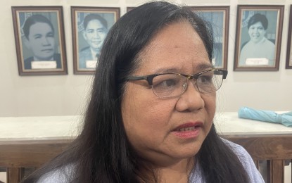 <p><strong>BEWARE</strong>. Ilocos Norte provincial veterinarian Dr. Loida Valenzuela on Friday (Oct. 13, 2023) reminded hog growers to avoid the reentry of African swine flu. She said animal feeds can also be a virus-carrier. <em>(Photo by Leilanie G. Adriano)</em></p>