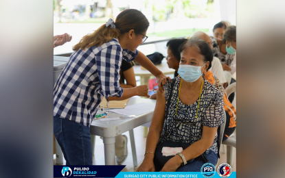 Surigao City vax drive to shield 6K seniors from pneumonia, influenza