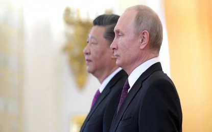 <p>Chinese President Xi Jinping and Russian President Vladimir Putin<em> (Anadolu)</em></p>