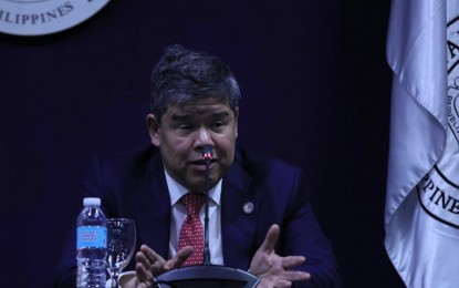 <p class="p1"><span class="s1">Foreign Affairs Undersecretary Eduardo Jose de Vega <em>(PNA photo by Avito Dalan)</em></span></p>