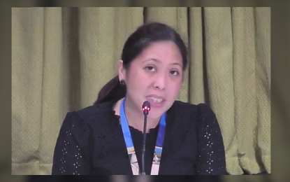 <p><strong>DIGITAL PAYMENT</strong>. Rodora Teresa Openiano of the Bangko Sentral ng Pilipinas North Luzon Regional Office urges the public to continue embracing digital financial transactions to be at par with the rest of the world, in a press conference on Wednesday (Oct. 25, 2023). She said 60 percent of merchants in Baguio City now offer digital payment option under the government’s Paleng-QR Ph Plus program. <em>(PNA photo by Liza Agoot)</em></p>