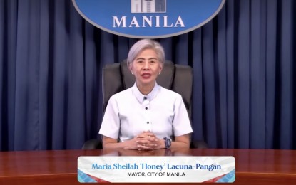<p><strong>‘VALUE YOUR VOTES.’</strong> Manila Mayor Honey Lacuna urges all registered voters to value their votes and participate in the upcoming Barangay and Sangguniang Kabataan Elections (BSKE) in a pre-recorded message on Friday (Oct. 27, 2023). She said the role of winning BSKE bets is crucial to public service as they are considered the frontliners in the government structure. <em>(Screengrab)</em></p>