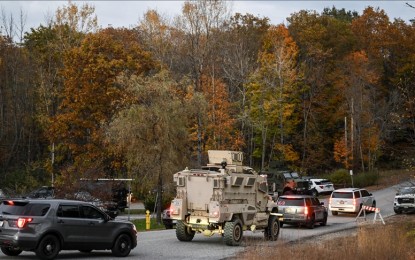 <p><strong>MASS SHOOTING.  </strong>The 40-year-old suspect in the mass shooting in the US State of Maine was found dead late Friday (Oct. 27, 2023). Robert Card the suspect in the killing of 18 people was found dead near a recycling facility, two days after a nearly two-day manhunt.  <em>(Anadolu)</em></p>