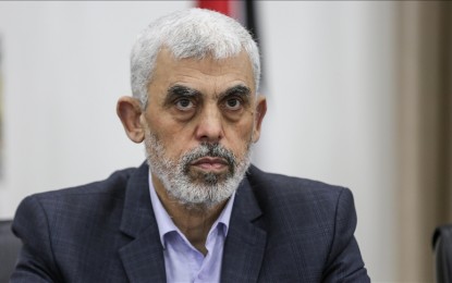 <p>Hamas leader Yahya al-Sinwar<em> (Anadolu)</em></p>