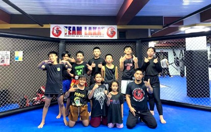 <p><strong>FUTURE CHAMPS</strong>. Team Lakay is currently training 15 aspirants under the “Future Champion Kids Training" program in a bid to continue producing mixed martial arts champions as shown in this November 2023 photo. The MMA training facility where Eduard “Landslide” Folayang, Joshua “The Passion” Pacio, Kevin “The Silencer” Belingon, and Honorio “The Rock” Banario started is based in La Trinidad, Benguet and headed by coach Mark Sangiao. <em>(Photo from Team Lakay Facebook)</em></p>