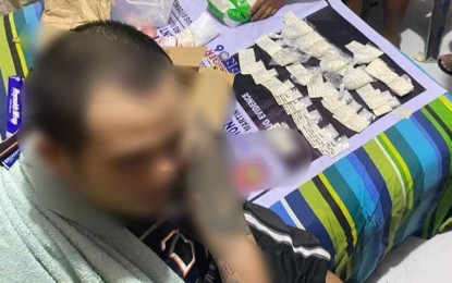 <p><strong>SEIZED.</strong> The more or less 3 kg. of suspected shabu, with an estimated street value of PHP20.4 million, confiscated by police operatives during a buy-bust in a subdivision in Barangay Camalig, Jaro district in Iloilo City at 8 p.m. on Thursday (Nov. 9, 2023). The shabu reportedly came from Manila. <em>(PNA photo courtesy of RPDEU6)</em></p>