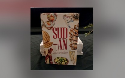 <p><strong>WESTERN VISAYAN CUISINE</strong>. The cookbook “Sud-an: Rediscovering Western Visayas Cuisine through the Ark of Taste” is unveiled by the Department of Tourism and the Slow Food Community in Negros Island in rites held at the Negros Residences in Bacolod City on Wednesday (Nov. 15, 2023). The event was part of the 1st Terra Madre Visayas, which promotes small-scale, traditional, and sustainable food production in the region, being held in the city until Nov. 19. (<em>PNA photo by Nanette L. Guadalquiver</em>)</p>
