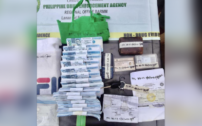 <p><strong>DRUG HAUL.</strong> Part of the PHP3.4 million 'shabu' seized from two suspected drug peddlers in Marawi City on Thursday afternoon (Nov. 17, 2023). Police said the suspects sold the illegal drugs to an undercover agent near a hospital in Marawi City, which eventually led to their arrest. <em>(Photo courtesy of PDEA-BARMM)</em></p>