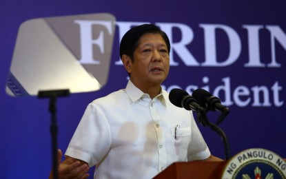 <p>President Ferdinand R. Marcos Jr. <em>(PNA photo by Joan Bondoc)</em></p>