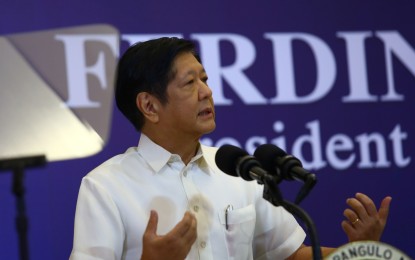 <p>President Ferdinand R. Marcos Jr. <em>(PNA photo by Joan Bondoc)</em></p>