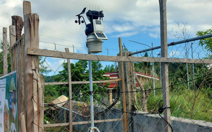 <p><strong>WEATHER STATION.</strong> The Department of Agriculture in the Caraga Region hands over an Automated Weather Station in the town of Tubajon in Dinagat Islands on Saturday (Nov. 25, 2023). The facility is seen to help the farmers in the area manage their crops through accurate weather data which will help them decide when to plant, irrigate, and harvest their farm products. <em>(Photo courtesy of DA-13)</em></p>
