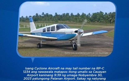 Aircraft goes missing in Isabela