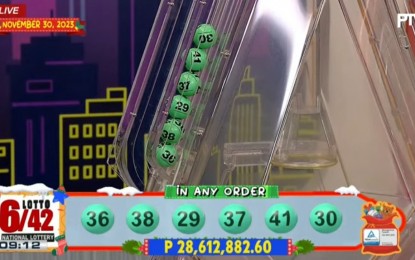 Lone bettor from Manila wins P28.6-M lotto jackpot