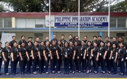 <p><strong>FRONTLINERS.</strong> The 38 new personnel of the Bureau of Immigration. They will soon be deployed as frontliners in time for the holidays as the bureau prepares for the usual passenger influx, according to BI chief Norman Tansingco on Saturday (Dec. 2, 2023).  <em>(Photo courtesy of BI)</em></p>