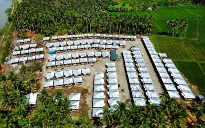 <p><strong>LAND USE CONVERSION.</strong> An agricultural land used as relocation site in Abuyog, Leyte. The Department of Agrarian Reform admitted that regulating land use conversion in rural areas of Eastern Visayas remain a big challenge with landowners putting up structures on farmlands. <em>(Photo courtesy of Board Member Carlo Loreto)</em></p>