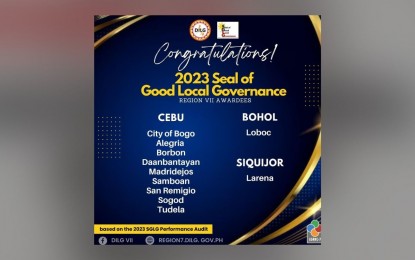 11 C. Visayas LGUs to get Seal of Good Local Governance award