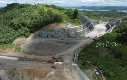 <p><strong>NEW ROAD</strong>. The ongoing works for the Tacloban City Bypass Road Extension in this Nov. 23, 2023 photo. The Department of Public Works and Highways needs at least PHP17.71 billion to complete the project. (<em>Photo courtesy of Bbtart's D Wanderer</em>)</p>