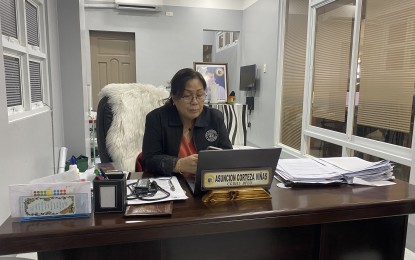 <p><strong>COMMENDATION</strong>. Asuncion Viñas, Legazpi City Business Permit and Licensing Office (BPLO) chief. She told the Philippine News Agency in an interview on Wednesday (Dec. 6, 2023) that the Anti-Red Tape Authority (ARTA) has recently commended the city government for its effective implementation of simplified business-related transactions, particularly the Electronic Business One Stop Shop (eBOSS). (<em>PNA photo by Connie Calipay)</em></p>