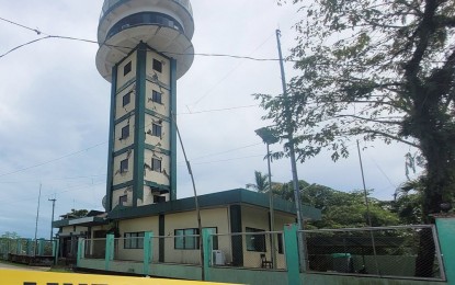 <p><strong>OFF LIMITS</strong>. The famous Doppler Radar Station in Hinatuan, Surigao del Sur, has been declared structurally unsafe after sustaining considerable damage caused by the Dec. 2 magnitude 7.4 earthquake in the province. The local government has warned residents and visitors not to get near the radar building as aftershocks continue to affect the town. <em>(Photo courtesy of Hinatuan LGU)</em></p>