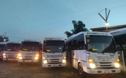 <p><strong>READY.</strong> Modern PUJs in Cebu are shown in this file photo. LTFRB-7 regional director Eduardo Montealto Jr. on Thursday (April 25, 2024) said that 8,500 modern and traditional jeepneys are ready for deployment after the April 30 deadline for consolidation. <em>(PNA file photo)</em></p>