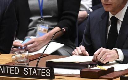 US rejects UN Security Council resolution for immediate Gaza ceasefire