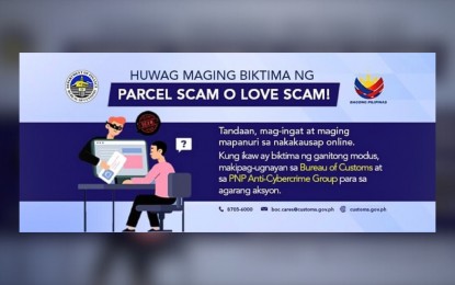 BOC warns public vs. parcel, love scams