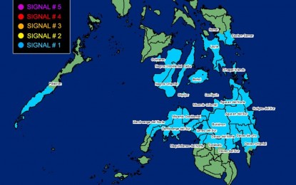 Parts of PH under signal no. 1 as 'Kabayan' weakens 