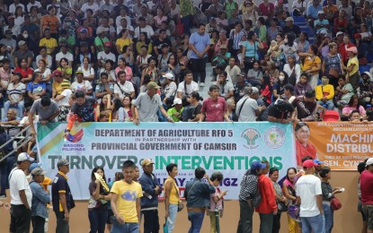 Over 3K farmers in Camarines get P79.9-M agri inputs from gov't