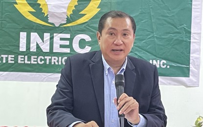 <p><strong>STRICTER MEASURES</strong>. Acting Ilocos Norte Electric Cooperative General Manager Cipriano Martinez explains to journalists, in a briefing on Wednesday (Dec. 20, 2023), the reason behind the need to implement stricter measures to collect from erring power consumers. He said the electric cooperative registers around PHP28 million in unpaid bills every month. <em>(Photo by Leilanie Adriano)</em></p>