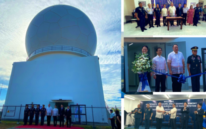 <p><strong>RADAR SYSTEM.</strong> Officials of the Department of National Defense and Embassy of Japan lead the turnover ceremony of a Japanese-built air surveillance radar system to the Philippine Air Force at the Wallace Air Station in San Fernando City, La Union province on Wednesday (Dec. 20, 2023). The radar system aims to enhance the Armed Forces of the Philippines’ air surveillance capabilities, as part of the AFP’s modernization program. <em>(Photos courtesy of Embassy of Japan)</em></p>