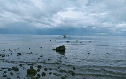 <p><strong>RED TIDE WARNING.</strong> The coastal waters of Biliran Island in Culaba town. After more than a year, red tide phenomenon has returned in the island, the Bureau of Fisheries and Aquatic Resources reported on Thursday (Dec. 21, 2023). <em>(Philippine Army photo)</em></p>