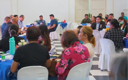 <p><strong>INTENSIFIED ANTI-DRUG CAMPAIGN.</strong> The Iloilo Provincial Peace and Order Council (PPOC) and the Provincial Anti-Drug Abuse Council (PADAC) hold a joint meeting on Dec. 20, 2023. The provincial and city governments are ready to purchase sniffing dogs to boost the campaign against illegal drugs. <em>(Photo courtesy of Balita Halin sa Kapitolyo)</em></p>
<p><em> </em></p>