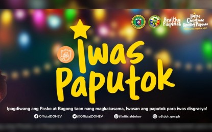 <p><strong>SAFE CELEBRATION.</strong> The anti-fireworks injury campaign materials of the Department of Health (DOH). The DOH has already recorded four fireworks-related injuries in Eastern Visayas during its week-long monitoring of holiday revelry blast incidents. <em>(Photo courtesy of DOH)</em> </p>