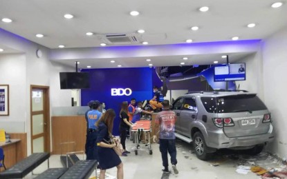 LTO suspends license, summons car driver in QC bank crash