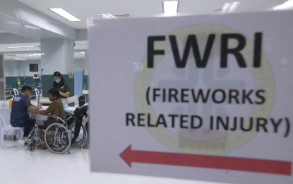 DOH logs 116 new fireworks-related injuries on New Year’s Eve