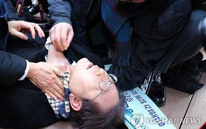 S. Korean opposition leader attacked during visit to Busan