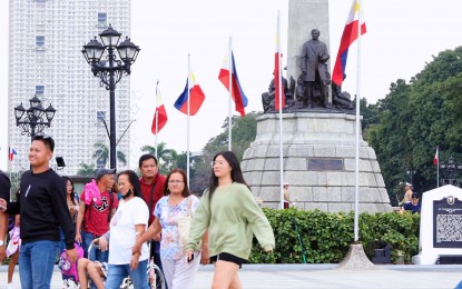 <p><strong>RIZAL MONUMENT.</strong> The monument of national hero Dr. Jose Rizal in Manila on Dec. 27, 2023. As the nation celebrates Rizal's 163rd birthday on Wednesday (June 19, 2024), Senator Loren Legarda described his love of the country as a crucial driving force in national development. <em>(PNA photo by Avito Dalan)</em></p>